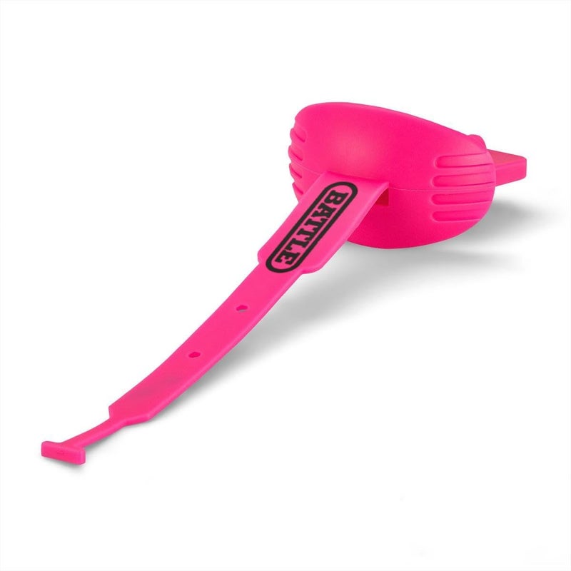 Battle Sports Speed Football Mouthguard with Strap - Oxygen Football Mouthguard Superior Airflow & Better Performance, Maximum Breathability - Neon Pink - Image 1